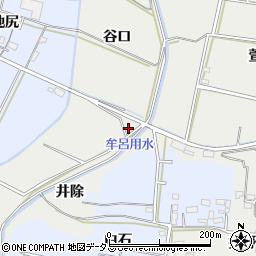 愛知県豊橋市石巻本町谷口周辺の地図