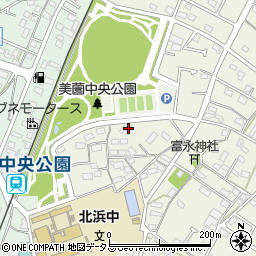 静岡県浜松市浜名区西美薗711-1周辺の地図
