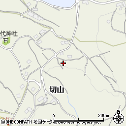 静岡県島田市切山周辺の地図