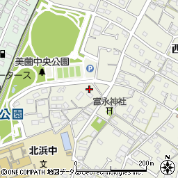 静岡県浜松市浜名区西美薗723周辺の地図
