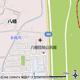 静岡県浜松市浜名区八幡493-80周辺の地図