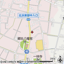 静岡県浜松市浜名区東美薗901-4周辺の地図