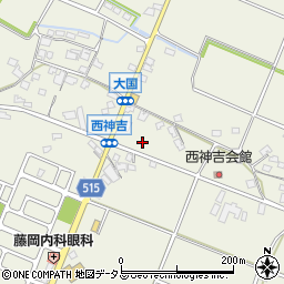 兵庫県加古川市西神吉町大国585周辺の地図