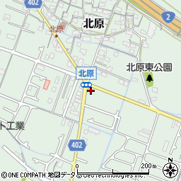 ファミリーマート姫路北原店周辺の地図