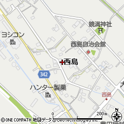 静岡県焼津市西島周辺の地図