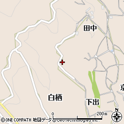 和束町白栖共同製茶組合周辺の地図