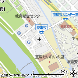 宝塚市クリーンセンター　業務課周辺の地図