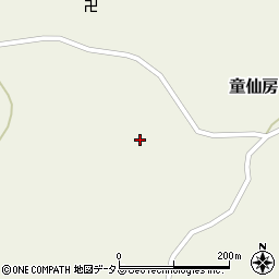 京都府南山城村（相楽郡）童仙房（蛭池）周辺の地図