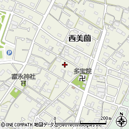 静岡県浜松市浜名区西美薗972-6周辺の地図