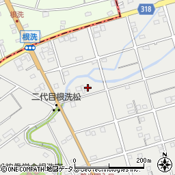静岡県浜松市中央区根洗町424周辺の地図