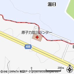 原子力防災センター周辺の地図