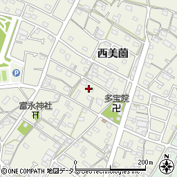 静岡県浜松市浜名区西美薗972-1周辺の地図