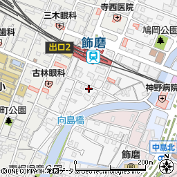 兵庫県姫路市飾磨区玉地64周辺の地図