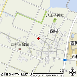 兵庫県加古川市西神吉町西村246周辺の地図