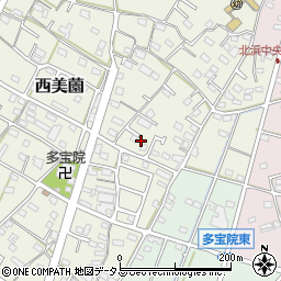 静岡県浜松市浜名区西美薗1209周辺の地図
