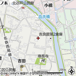 愛知県西尾市吉良町吉田斉藤久46-7周辺の地図