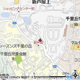 セブンイレブン吹田新芦屋上店周辺の地図