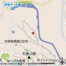 兵庫県神戸市北区有馬町1861周辺の地図