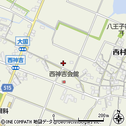 兵庫県加古川市西神吉町西村325周辺の地図