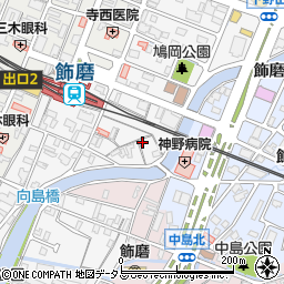 兵庫県姫路市飾磨区玉地782-1周辺の地図