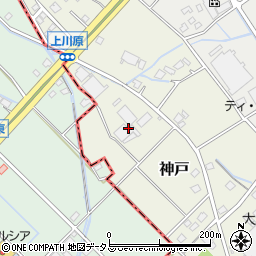 静岡県榛原郡吉田町神戸1279周辺の地図