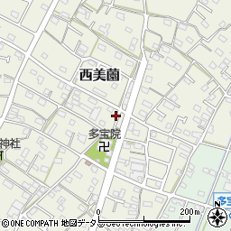 静岡県浜松市浜名区西美薗1024-1周辺の地図