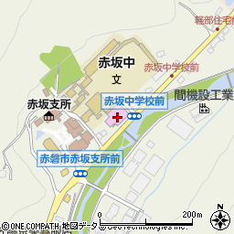 赤磐市赤坂体育センター周辺の地図