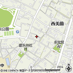 静岡県浜松市浜名区西美薗891-1周辺の地図