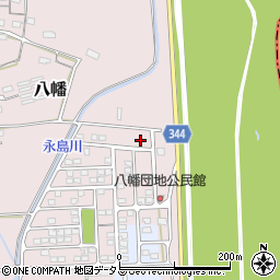 静岡県浜松市浜名区八幡465-99周辺の地図