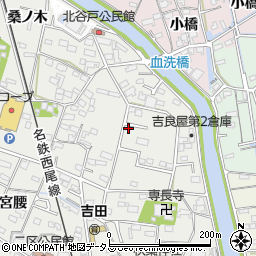 愛知県西尾市吉良町吉田斉藤久46-12周辺の地図