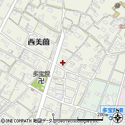 静岡県浜松市浜名区西美薗1199周辺の地図