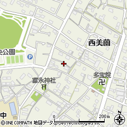 静岡県浜松市浜名区西美薗893-1周辺の地図