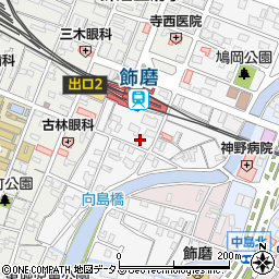 兵庫県姫路市飾磨区玉地17周辺の地図