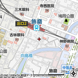 兵庫県姫路市飾磨区玉地16-1周辺の地図