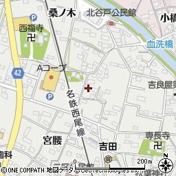 愛知県西尾市吉良町吉田斉藤久14周辺の地図