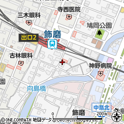 兵庫県姫路市飾磨区玉地14-1周辺の地図