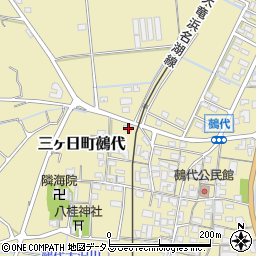 静岡県浜松市浜名区三ヶ日町鵺代654-1周辺の地図