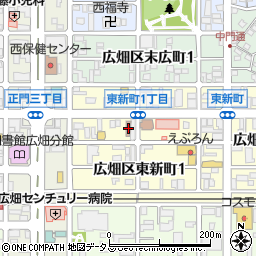 姫路広畑郵便局周辺の地図