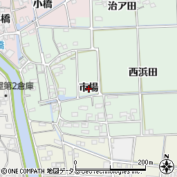 愛知県西尾市吉良町小山田市場周辺の地図