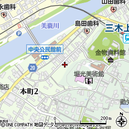 パワーレックス株式会社　三木営業所周辺の地図