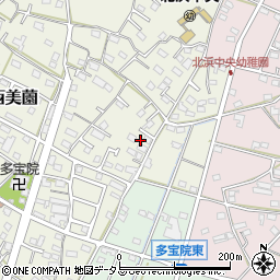 静岡県浜松市浜名区西美薗1246周辺の地図