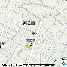 静岡県浜松市浜名区西美薗1024周辺の地図