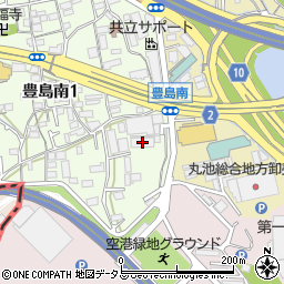 関西電力石橋変電所周辺の地図