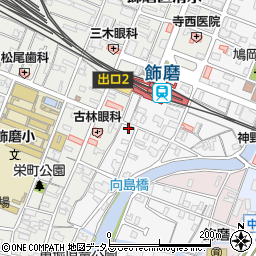 兵庫県姫路市飾磨区玉地25周辺の地図