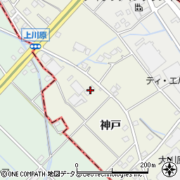 静岡県榛原郡吉田町神戸1283周辺の地図