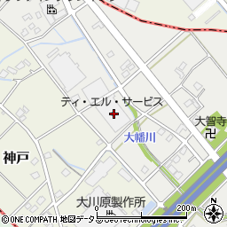 静岡県榛原郡吉田町大幡41周辺の地図