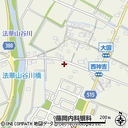 兵庫県加古川市西神吉町大国791周辺の地図