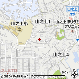 山之上ハイツ周辺の地図