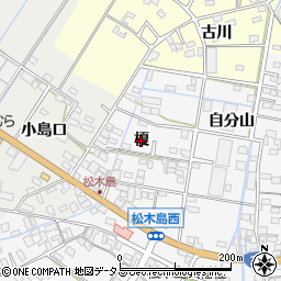 愛知県西尾市一色町松木島（榎）周辺の地図