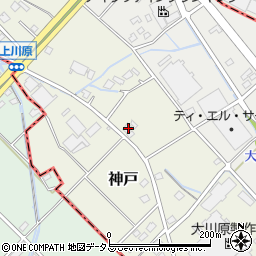 静岡県榛原郡吉田町神戸1319周辺の地図